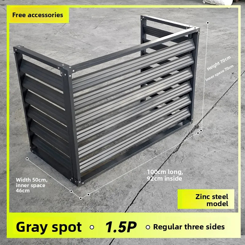 Hign-Concerned Air Conditioner Protective Cover Aluminum