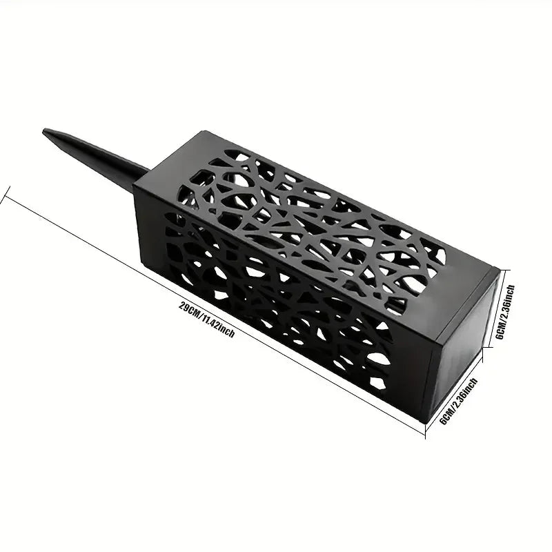 6PCS Solar Powered LED Garden Stake Lights Decorative Hollow-Out Lawn Lamps, Waterproof Outdoor Landscape Lighting