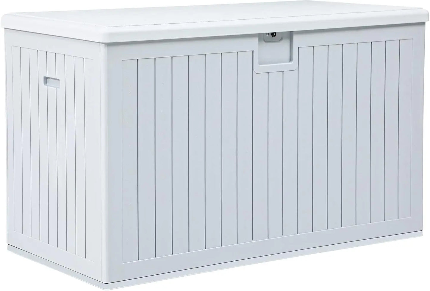 260 Gallon Double Wall Deck Box with Divider Side Handles