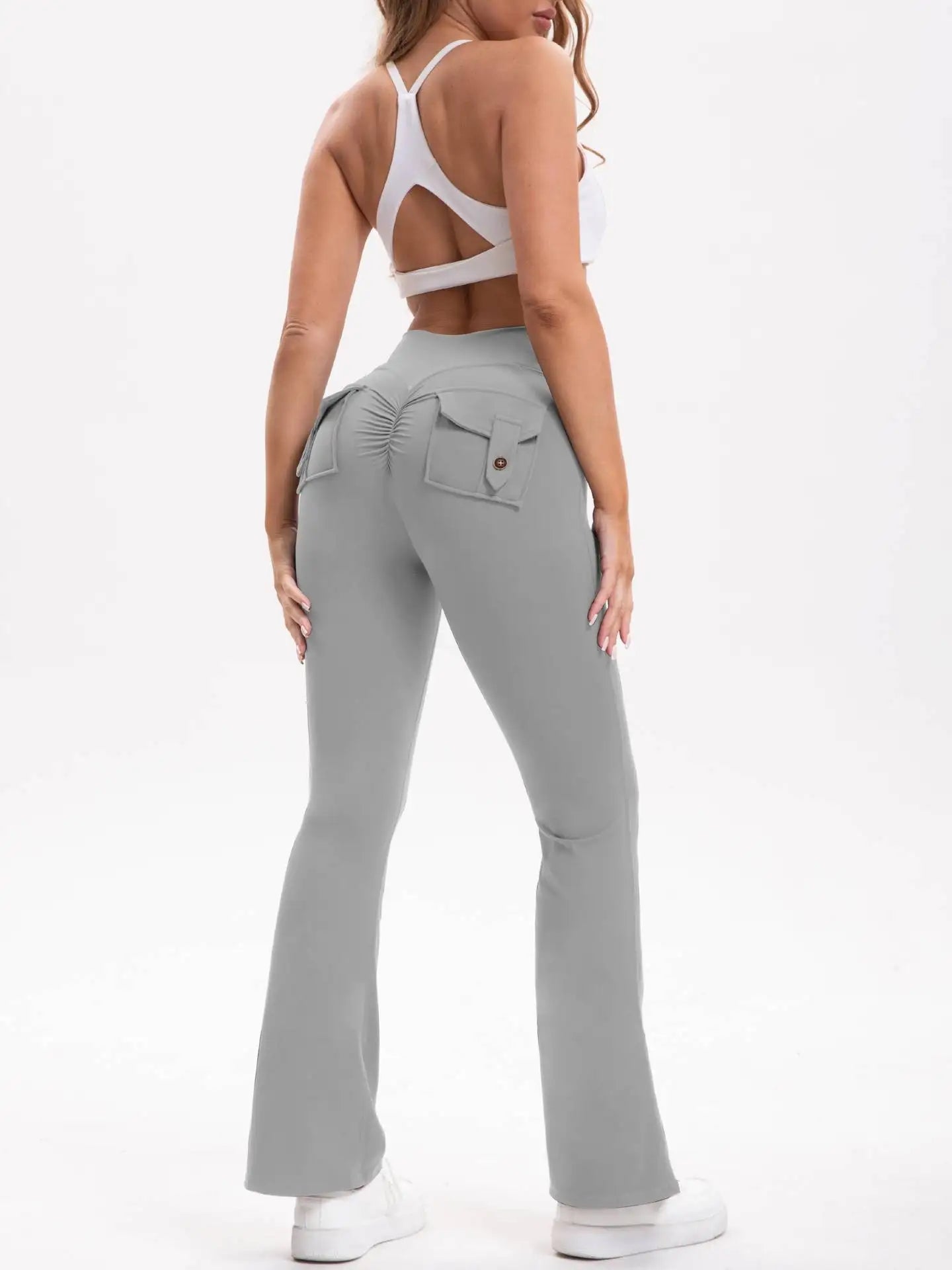 Heart And Home Shop Curve Yoga Pants Flared Bootcut