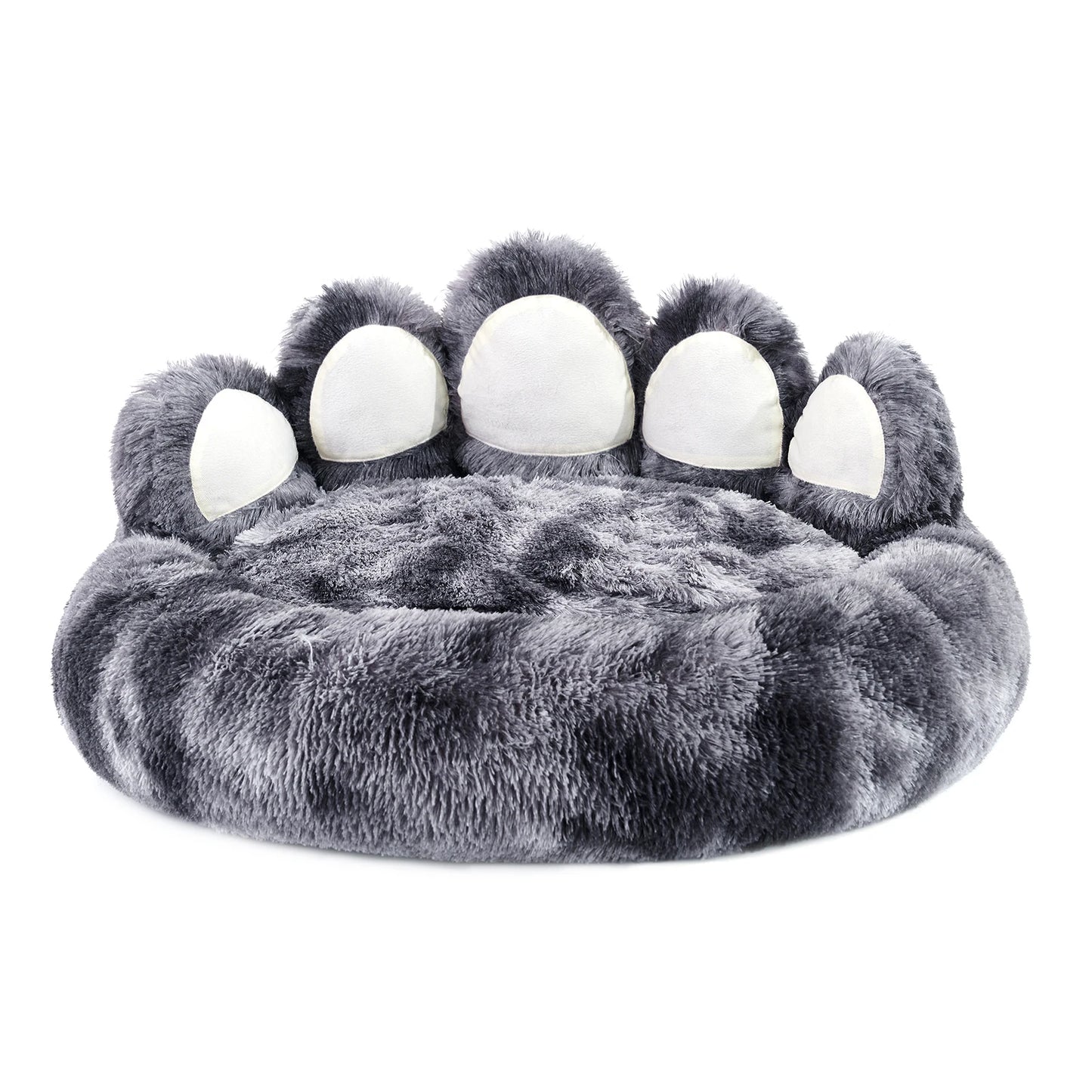 Cozy Paw Shape Dog Bed Warm Thickened Cushion Breathable Fluffy Mat for Deep Sleeping Pet Comfort - Dog Beds/Mats