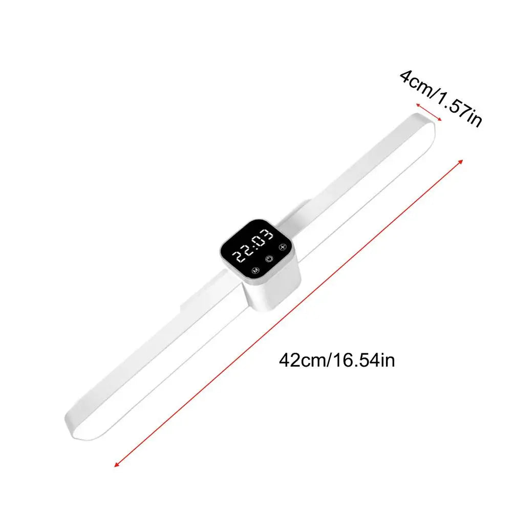 LED under Cabinet Lighting Magnetic Wall Lamp with Clock 3 Color Temperature Kitchen Closet Light Animal Shape Eye-Catching Night Light