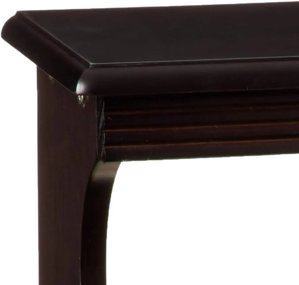 Home Furnishing Crestside 2 Step Wood Step Stool with Storage