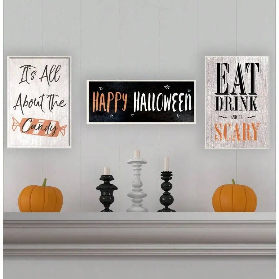 Home Decor Its All About Candy Old Fashioned Illustration Wall Plaque