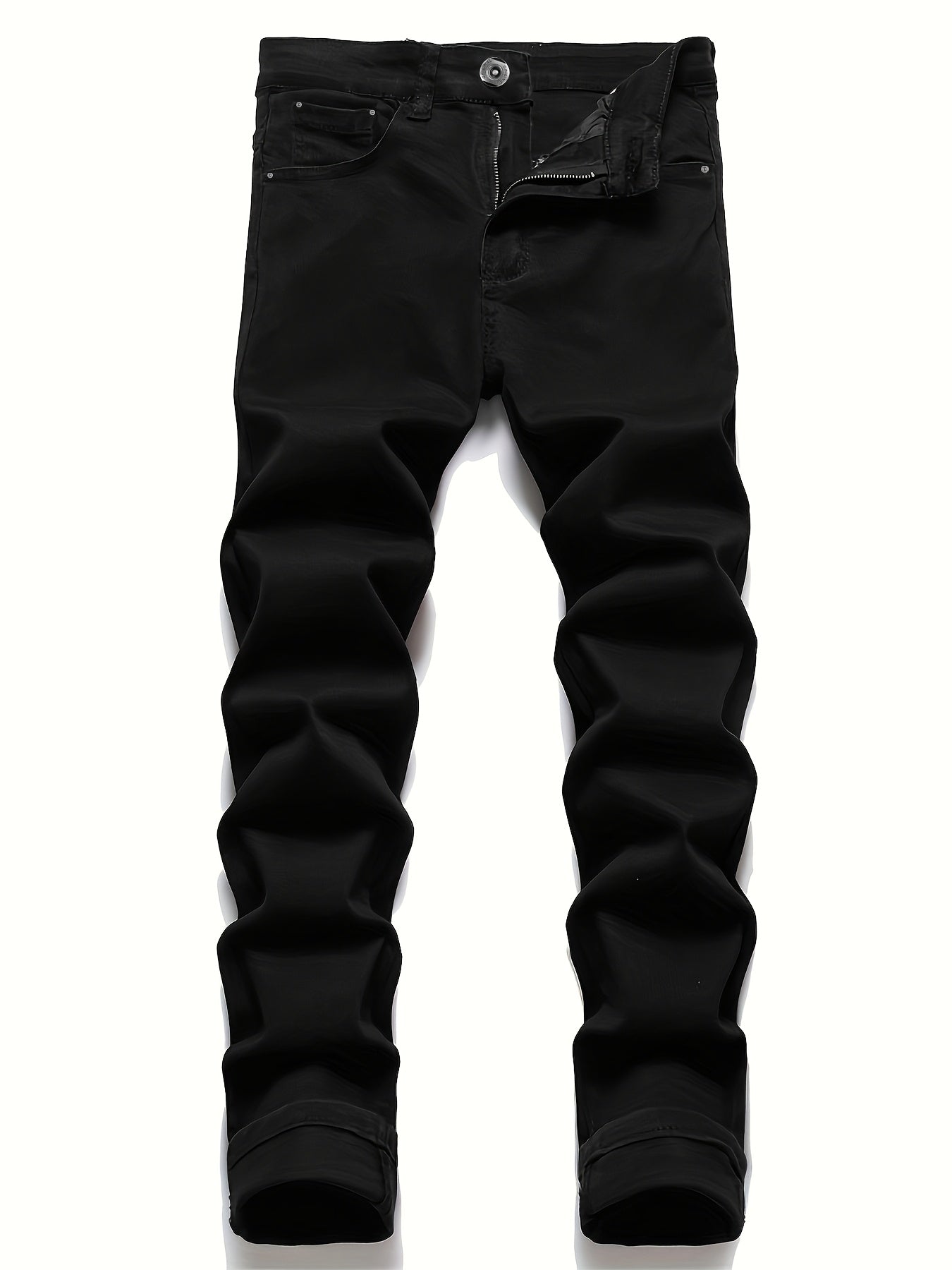 3-Pack Men's Slim Fit Jeans | Business Casual Trousers | Year-Round Versatile Pants | Gift