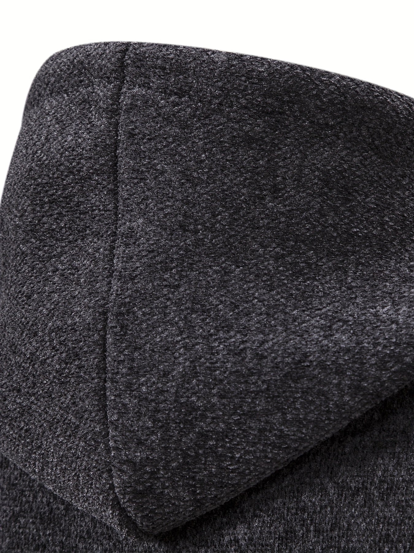 Men'S Fleece-Like Warmth Hooded Cardigan Jacket - Mid-Length Zipper Front Windbreaker Coat with Full-Zip Closure, Loose Fit Long Sleeve Winter Outerwear, Polyester Shell & Pockets for Casual & Semi-Formal Outfits (Autumn/Wint