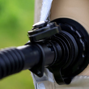 Large Inflatable Tent 135 SQFT for 8 to 10 Person Four Season Waterproof Quick Setup Cabin Tent with Reflective Mylar 600D Oxford Material