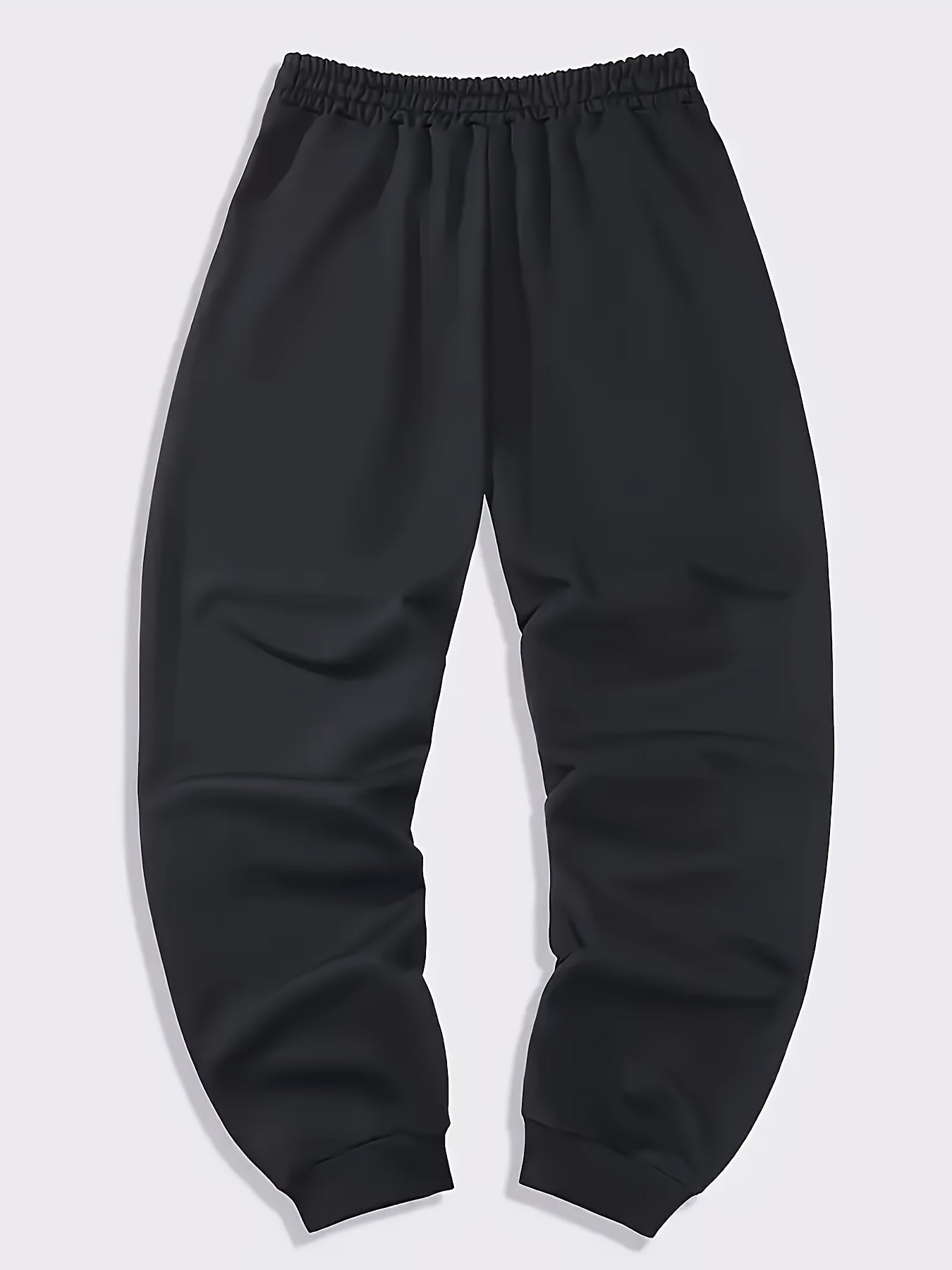 5pcs Men'S Jogger Pants - Elastic Drawstring Waist Gym Running Pants, Loose Fit Casual Trousers with Pocket - Black/Red/Beige/White/ - Autumn Workout & Everyday Streetwear for Men, Jogging Pants, Outdoor Activewear, Sporty De