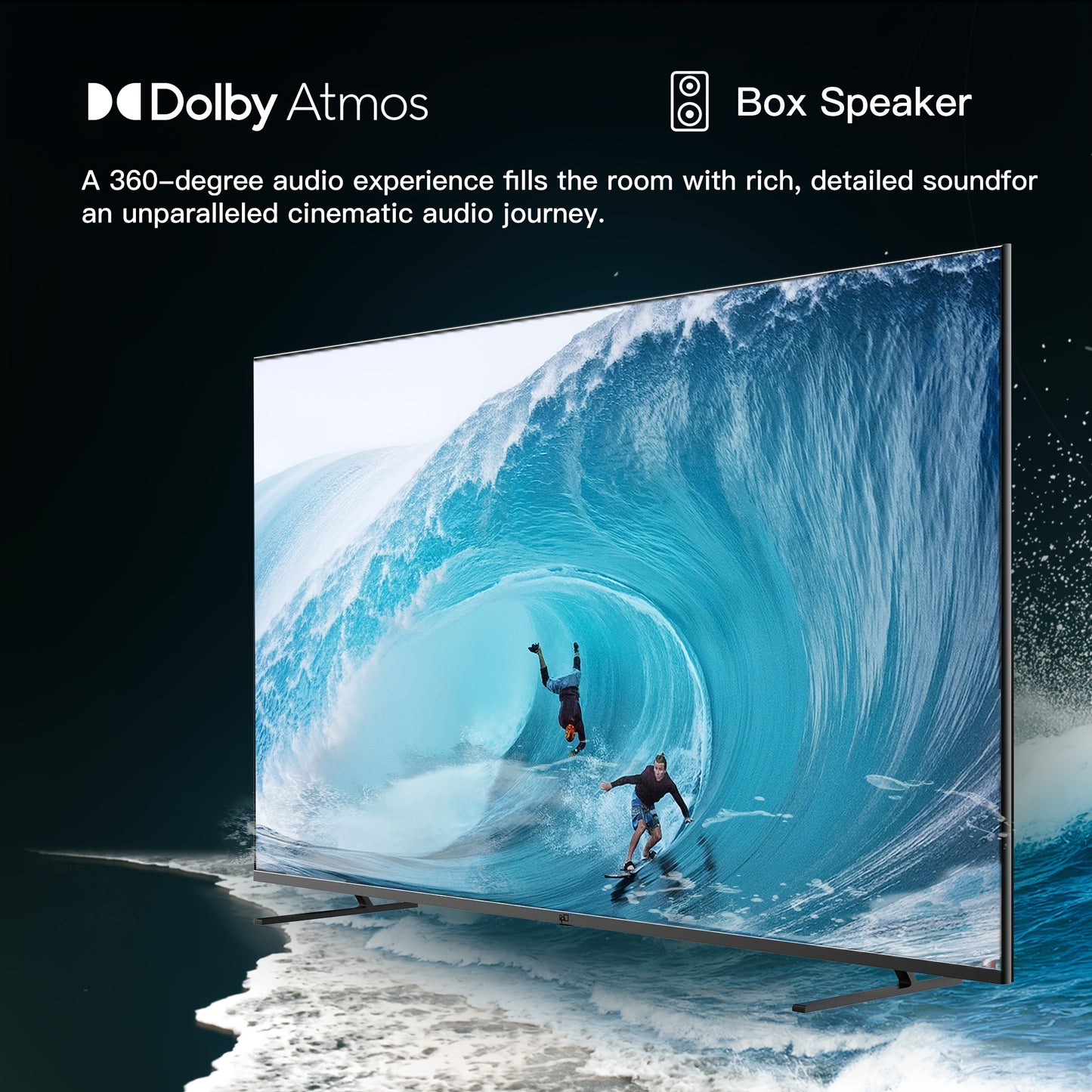 FPD 75 Inch Smart TV Google TV 4K UHD with Google Play And Google Cast Built In, HDR 10, Vision Atmos, MEMC, Voice Remote, Stream Live TV (Canvas-Series, US75J1U, 2025 Model)