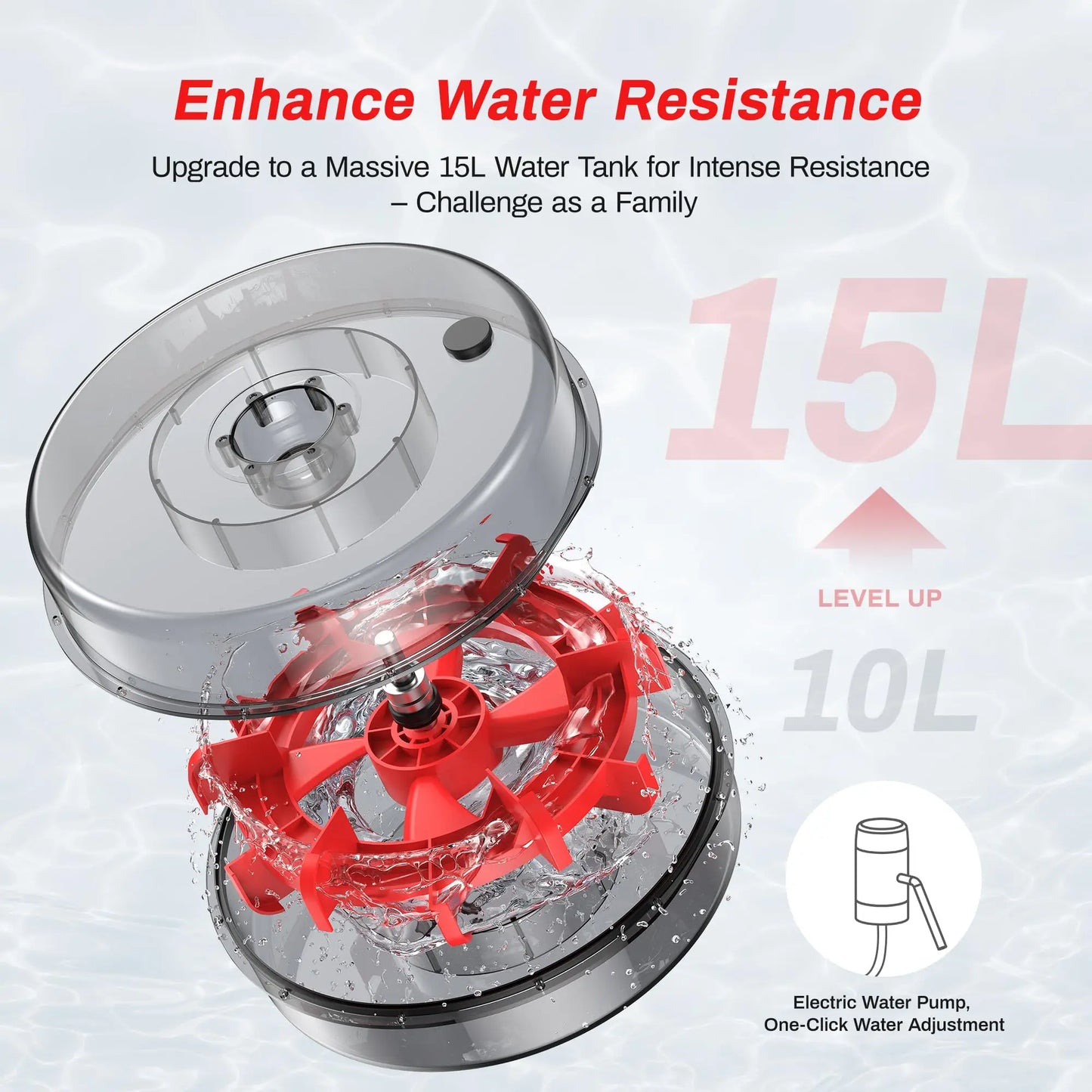 Utryup R05 Water Rower Magnetic Rowing Machine 16 Levels Quiet Resistance Foldable Compact Home Gym Fitness Equipment Black