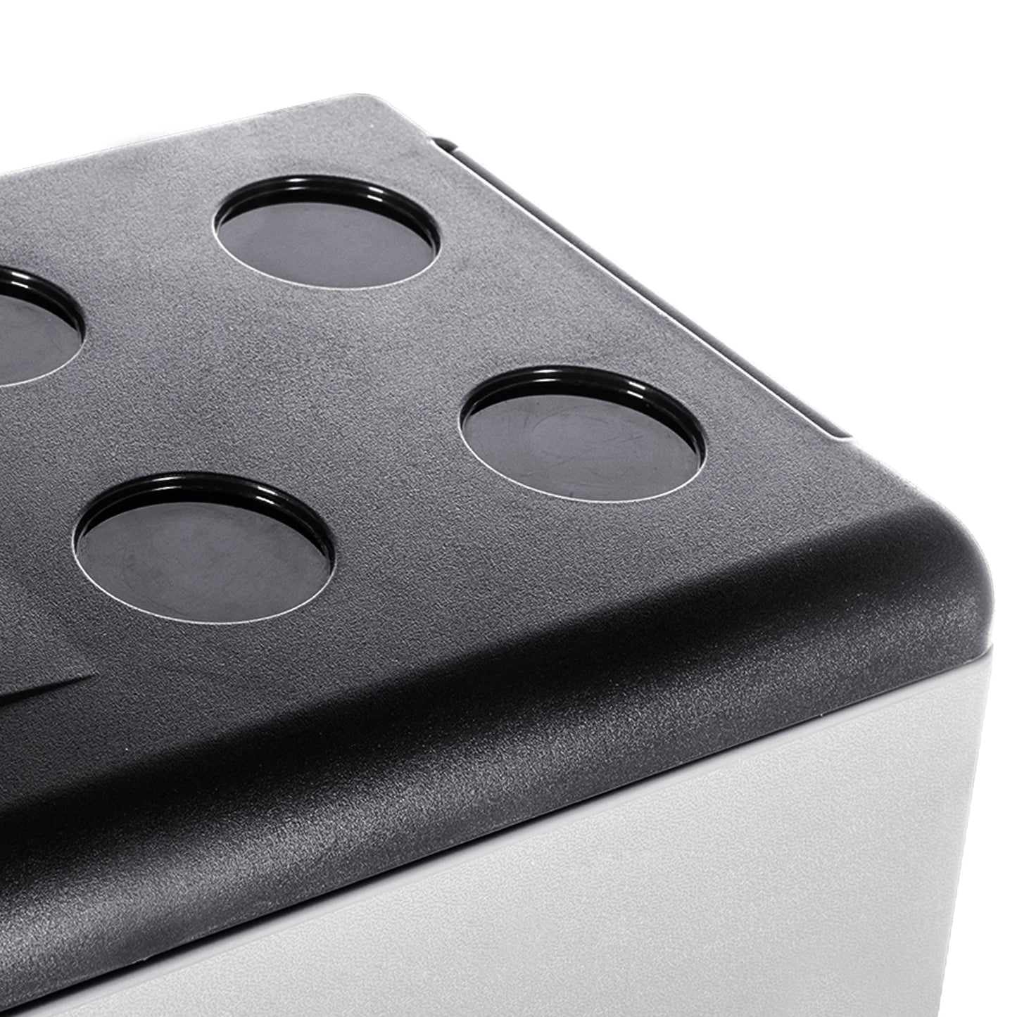 SIMZLIFE 55L Dual Zone Car Refrigerator 12/24V DC Portable Compressor Cooler Fridge Freezer for Camping Travel Truck