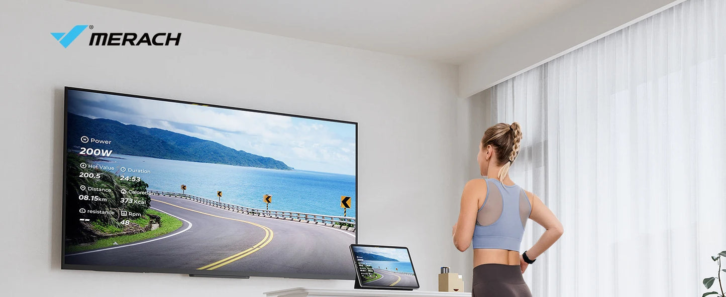 Merach Quiet Portable Walking Pad Under Desk Treadmill with Magnetic Remote Control and LED Display Home Gym Electric Treadmill Black T14