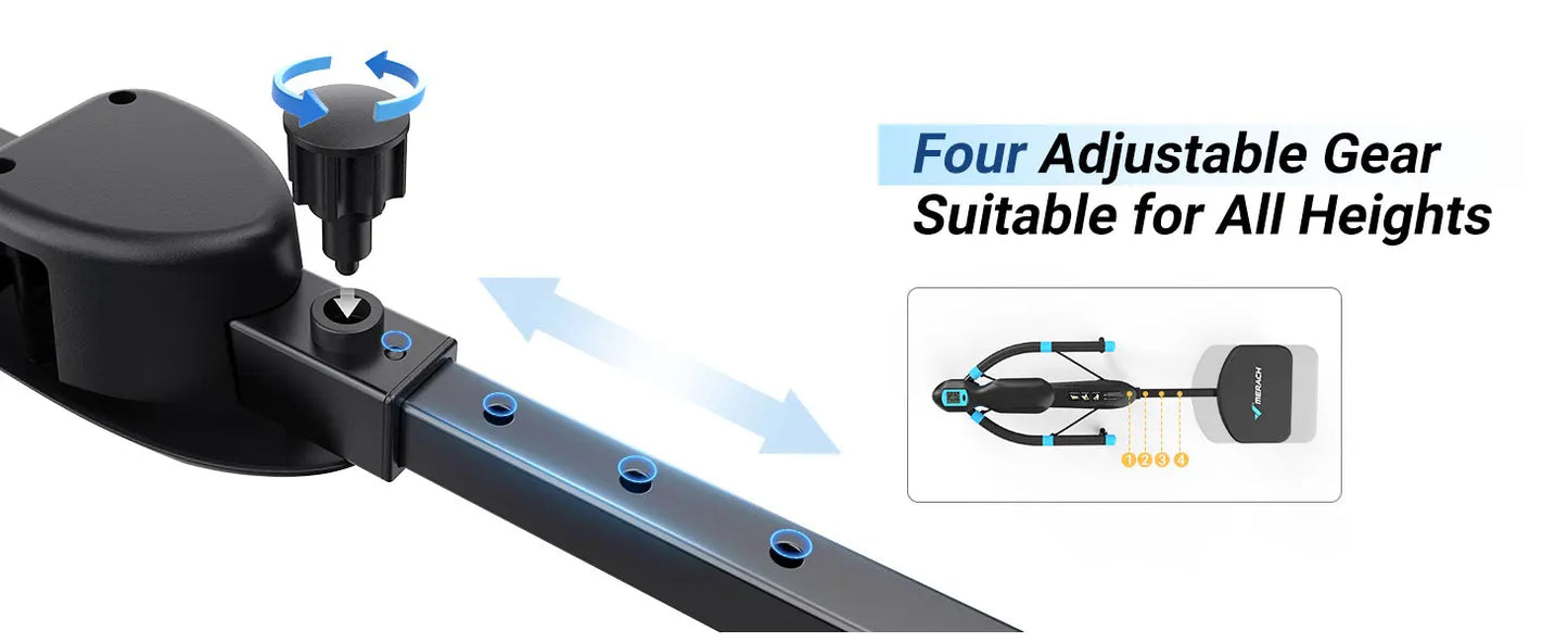 Merach Core Trainers Abdominal Exercise Machine Multifunctional Fitness Equipment for Home Gym Black Dragonfly Design