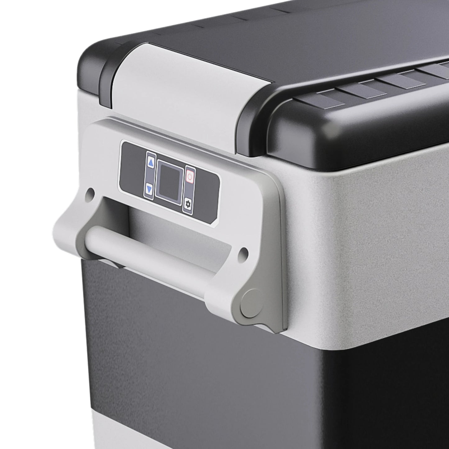 SIMZLIFE 55L Dual Zone Car Refrigerator 12/24V DC Portable Compressor Cooler Fridge Freezer for Camping Travel Truck