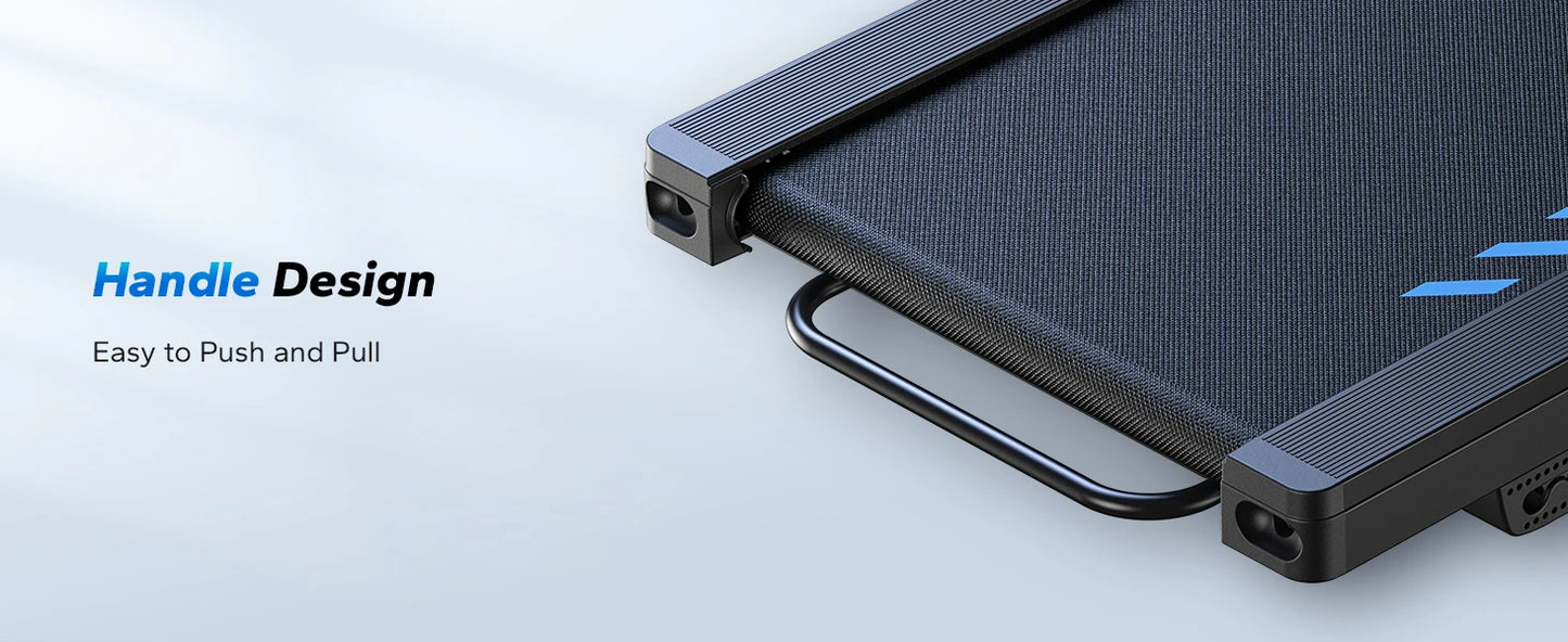 Merach Quiet Portable Walking Pad Under Desk Treadmill with Magnetic Remote Control and LED Display Home Gym Electric Treadmill Black T14