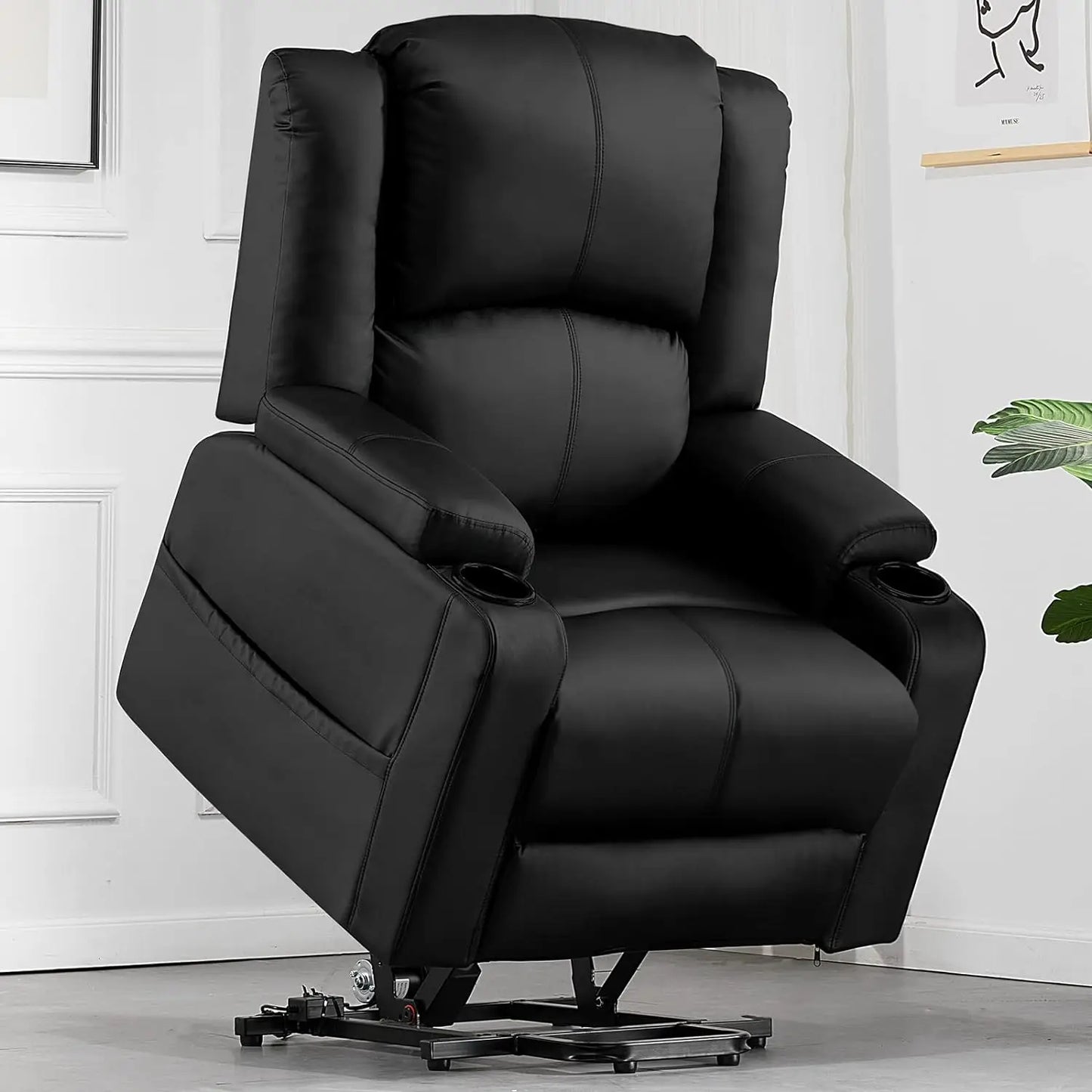 Comhoma Power Lift Recliner for Elderly with Heat Massage