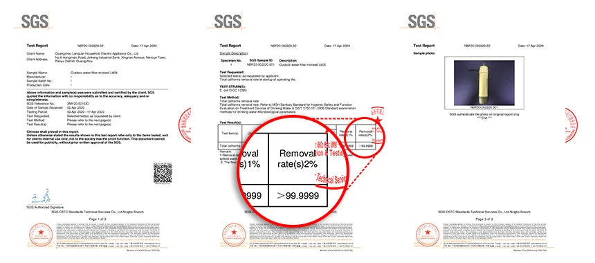 Miniwell Portable Water Filter 0.1 Micron UF Carbon Activated Coconut Shell Emergency Outdoor Camping Hiking Survival Filter