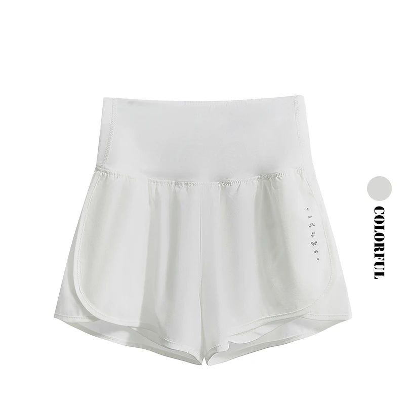 DRUR Women Yoga Set 2 Piece Fitness Wear Running Shorts