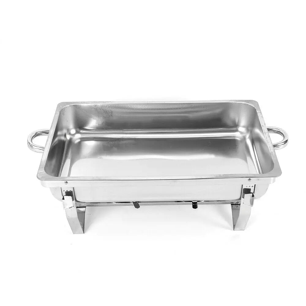 7.5L Stainless Steel Professional Chafing Dish Food Warmer Warming Container Set for Party Buffet Cater Food Warmer
