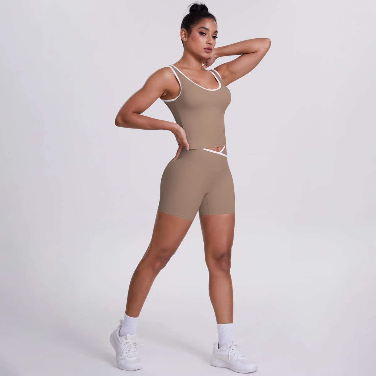 Heart And Home Yoga Sets Women Backless Quick Dry Shorts