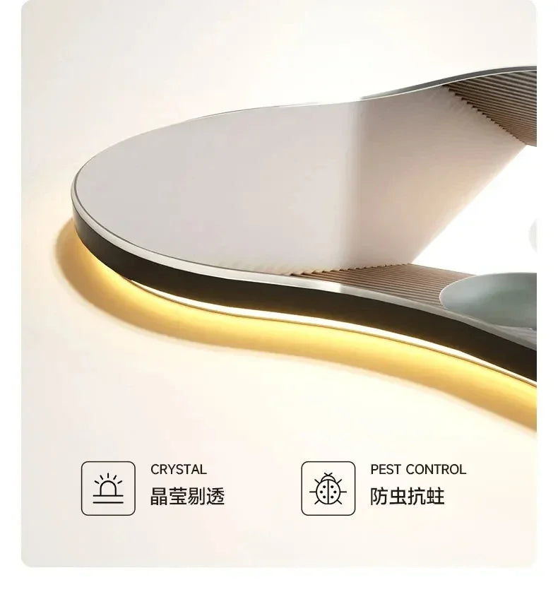 Luxury Minimalist Wall Clock with LED Aesthetic for Living Room Silent Nordic Home Decoration