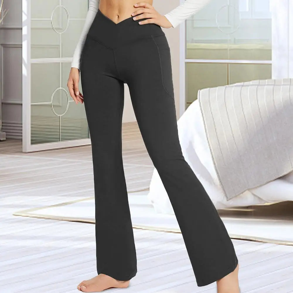 Heart and Home Shop Yoga Pants Bootcut High Waisted Leggings