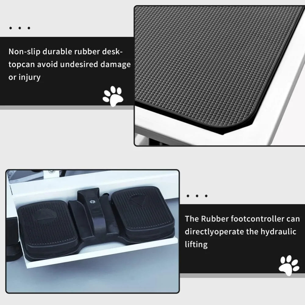 MKDK Electric Pet Grooming Table for Dogs Anti Slip Surface