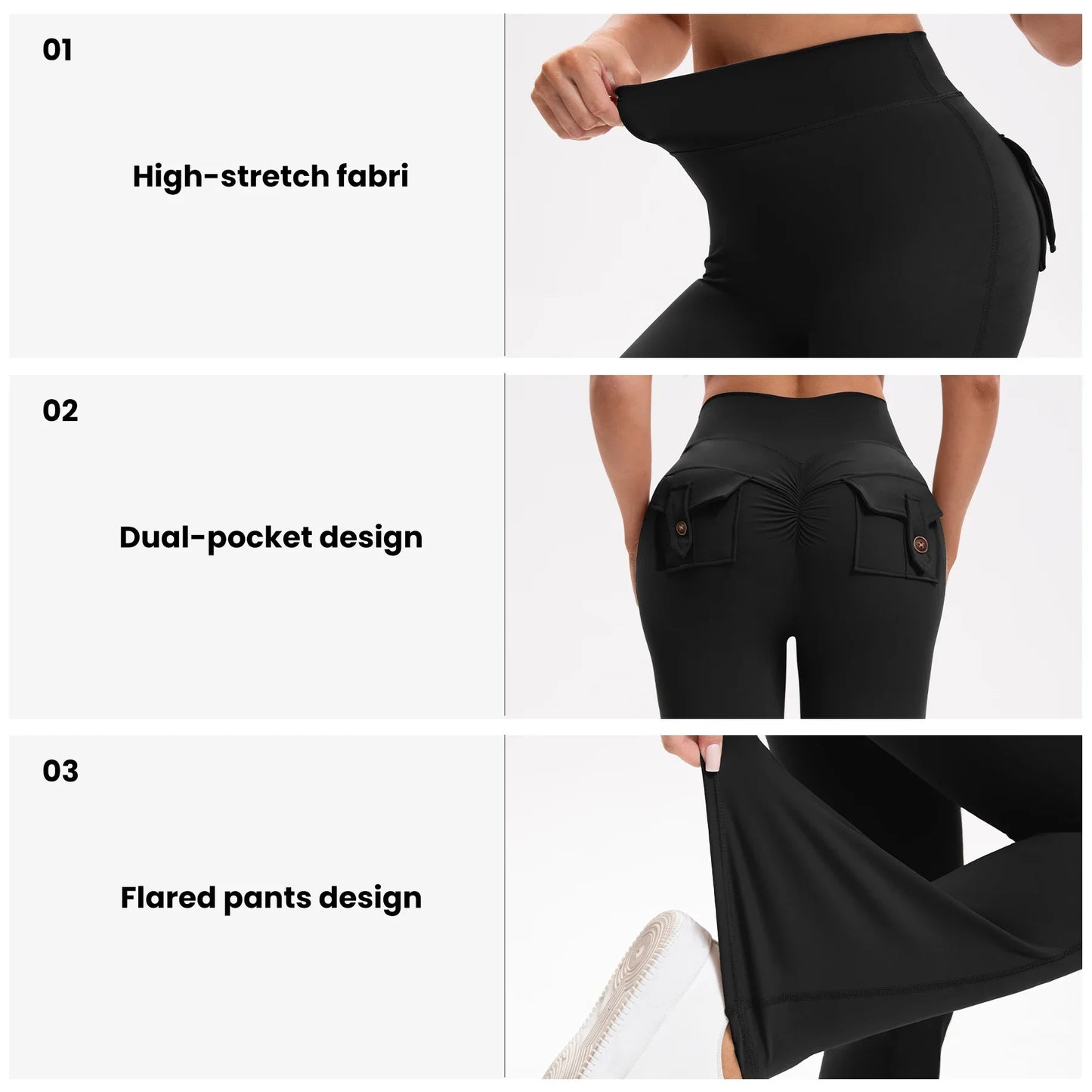 Heart And Home Shop Curve Yoga Pants Flared Bootcut