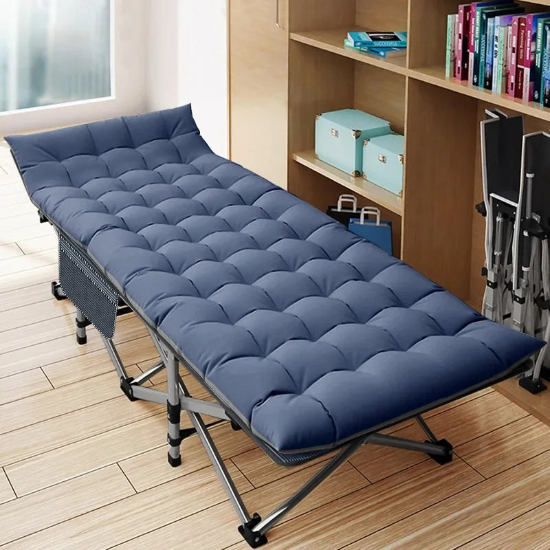 DoCred Folding Camping Cot with Mattress, 2 Pack Heavy Duty Cot