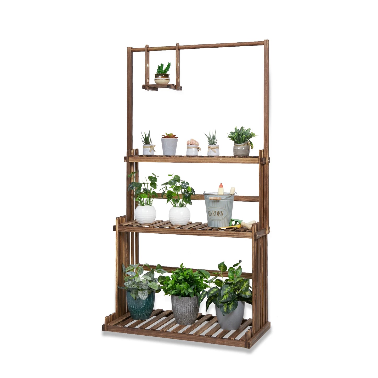 Wisfor 3 Tier Heavy Duty Wood Plant Stand Indoor Outdoor