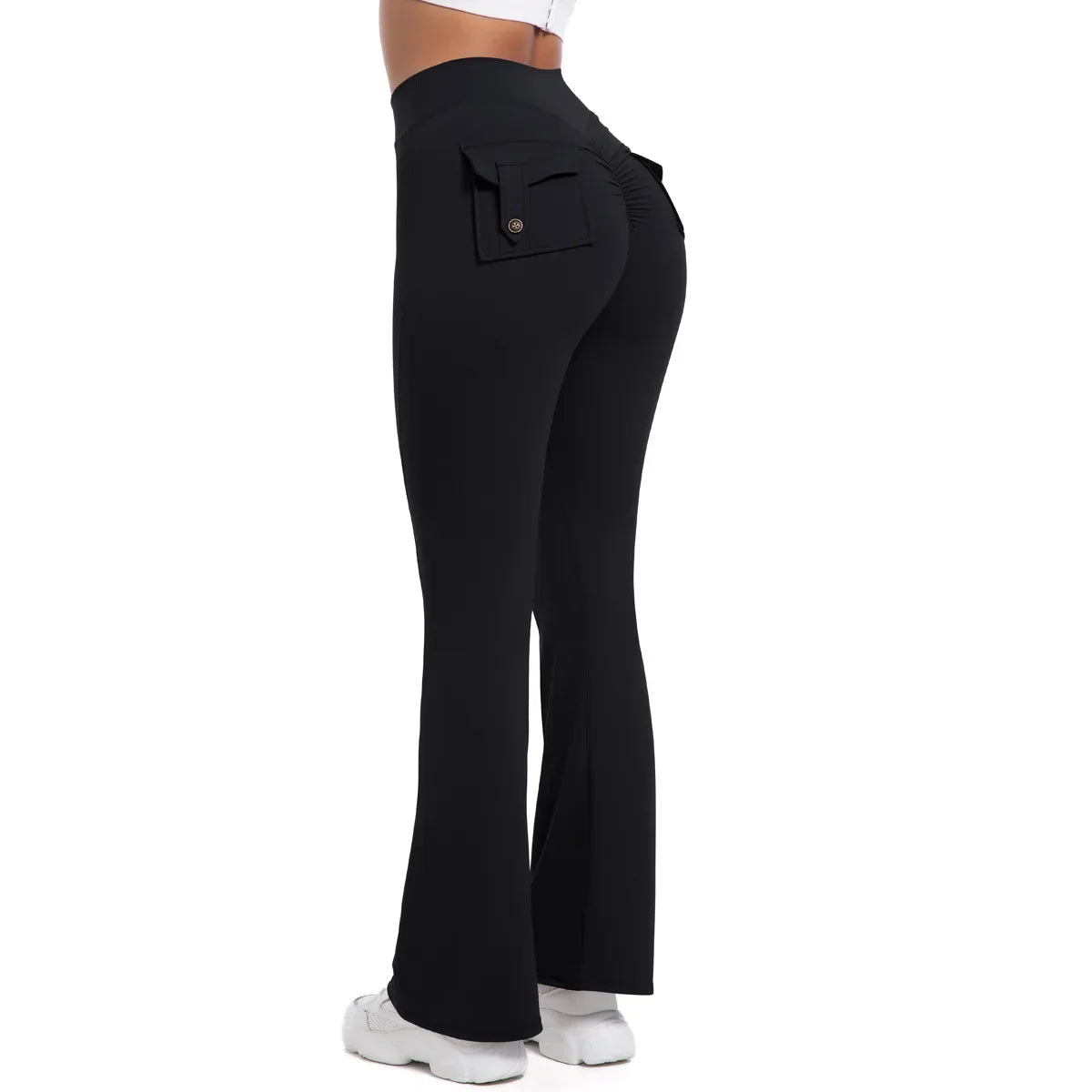 Heart And Home Shop Curve Yoga Pants Flared Bootcut