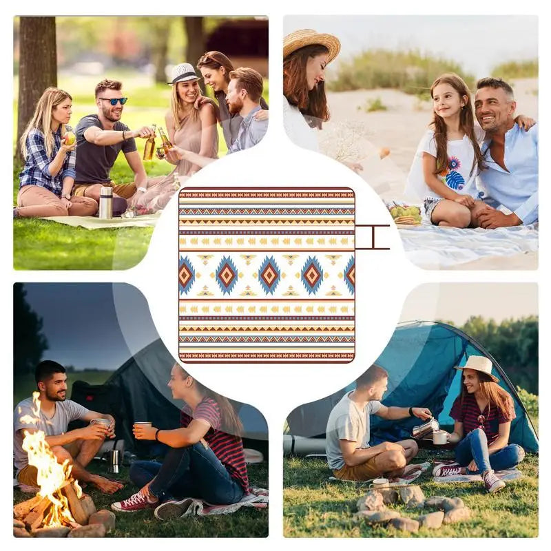 Hign Concerned Chemical Boho Beach Blanket Waterproof