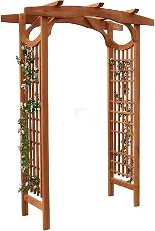 Hignconcerned Premium Fir Wood Garden Arch Trellis