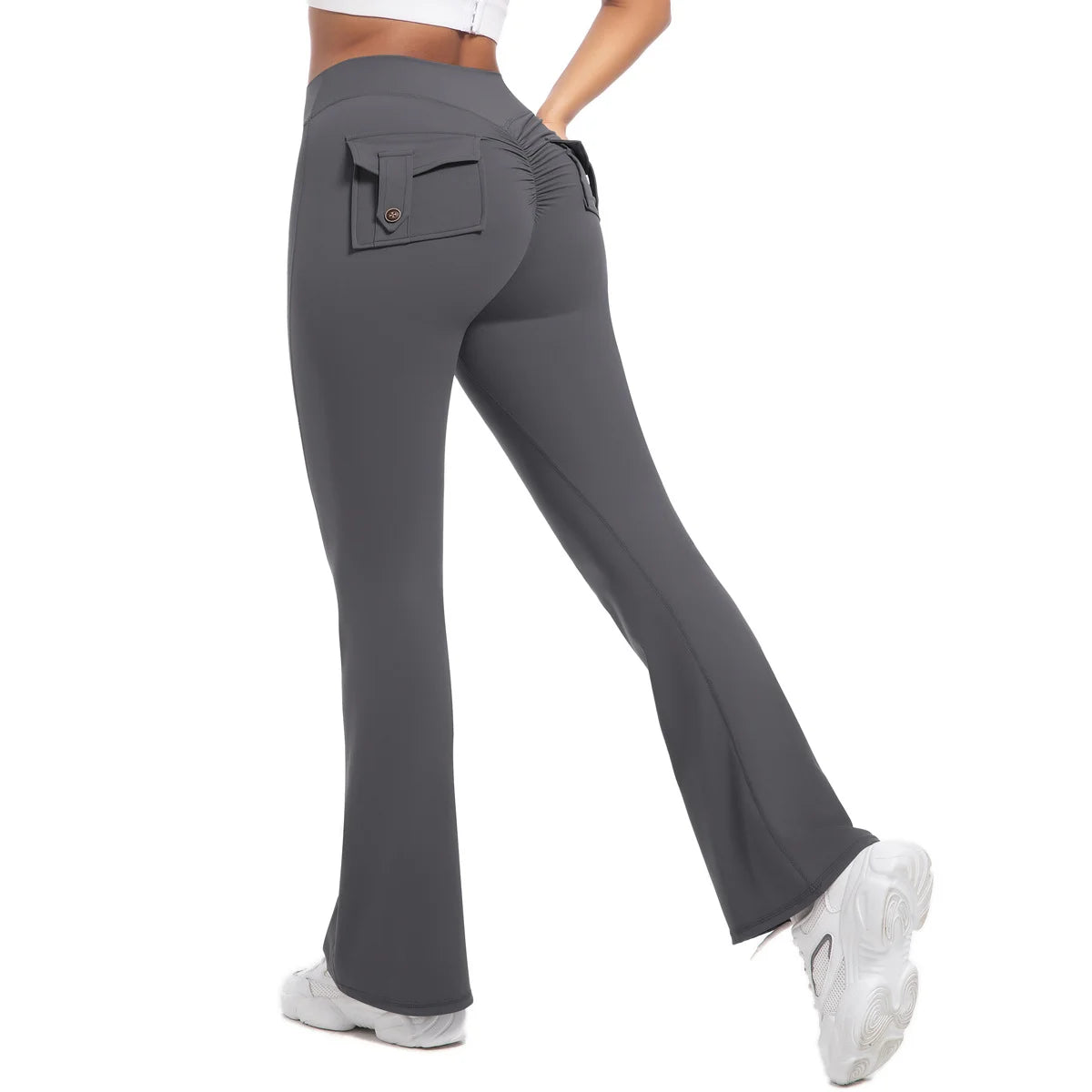 Heart And Home Shop Curve Yoga Pants Flared Bootcut