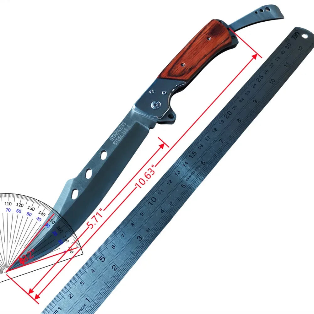 5.79" Long Blade Folding Knife for Hiking Camping Survival - Sharp Foldable Knife for Men And Women - Travel Friendly