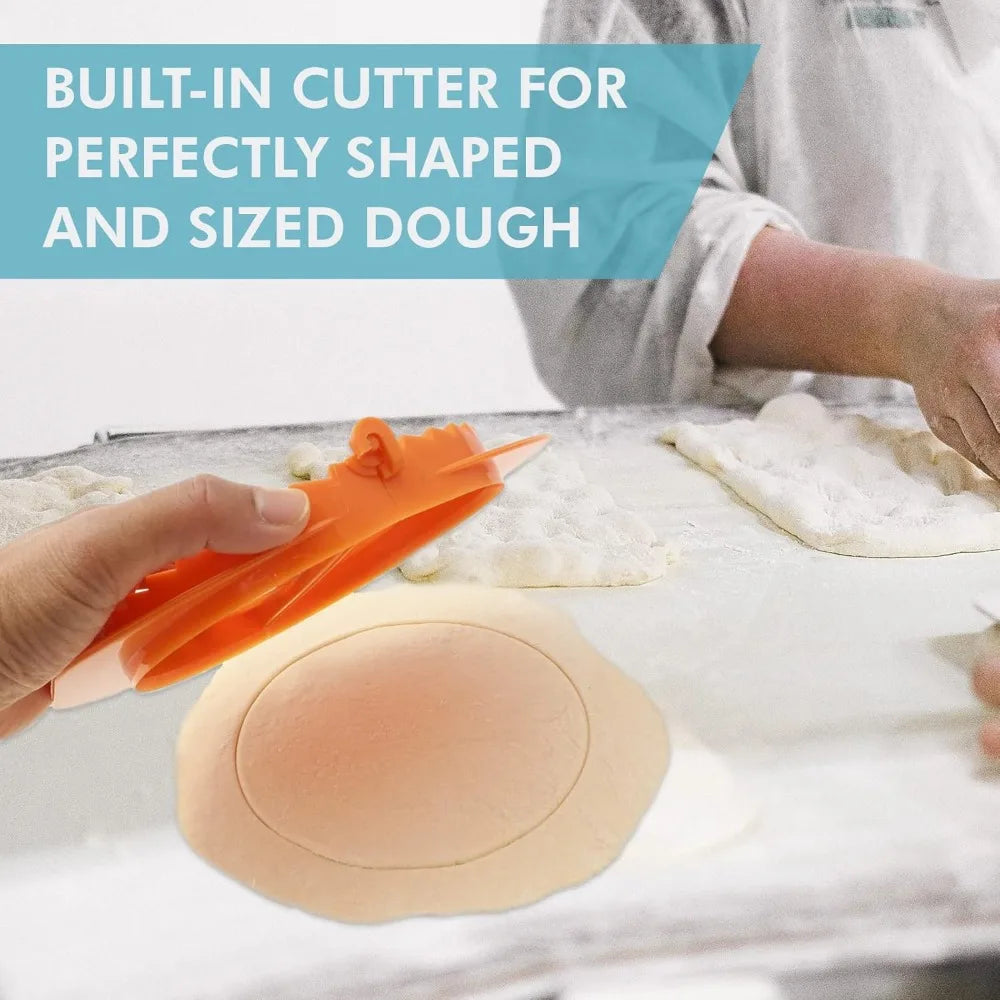 3 Piece Set Plastic Pastry Formers with Crimped Edge for Empanadas Dumplings and Hand Pies