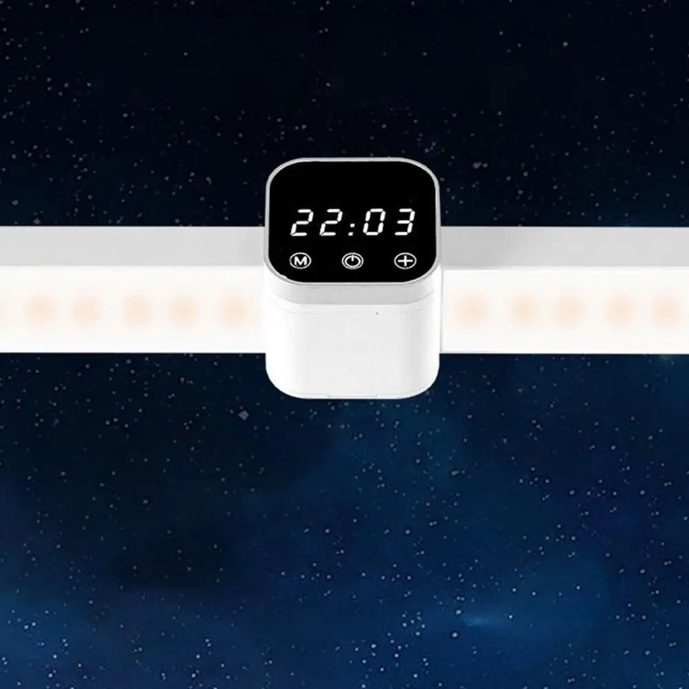 LED under Cabinet Lighting Magnetic Wall Lamp with Clock 3 Color Temperature Kitchen Closet Light Animal Shape Eye-Catching Night Light