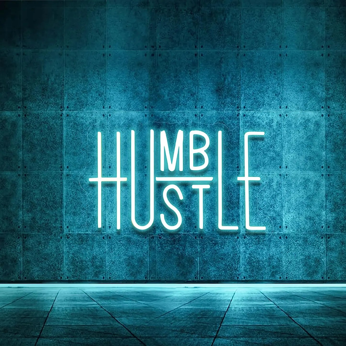 Hign Concerned Humble Hustle LED Neon Sign Wall Decor