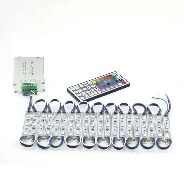 Super Bright IP65 Waterproof 5050 SMD Module Light Sign Strip Lamp DC 12V with Controller