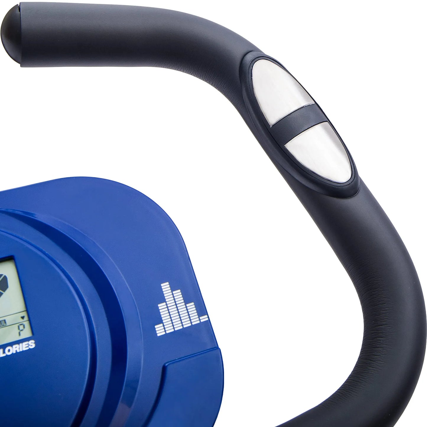 Metal Folding Exercise Bike Upright and Horizontal X Bike Home Fitness with 10 Adjustable Levels Resistance Arm Bands Backrest