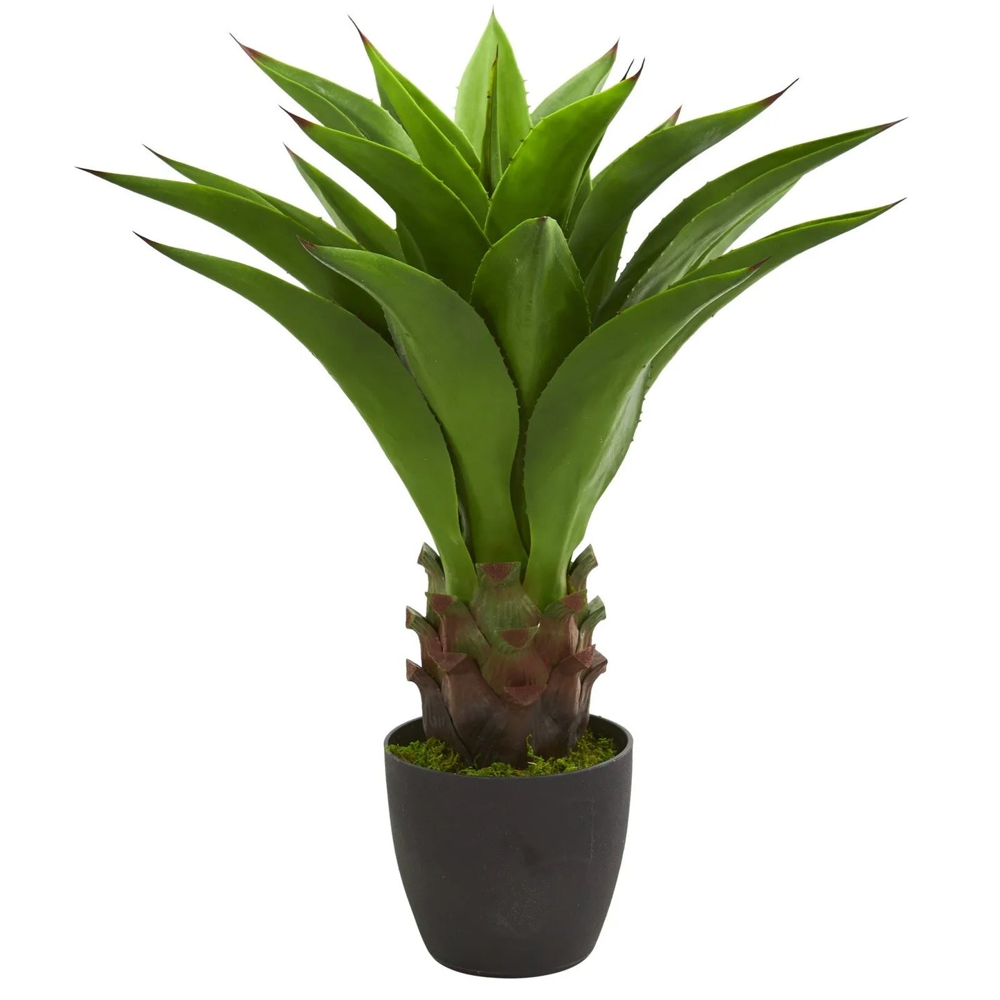 30 Inch Agave Succulent Artificial Plant Silk Faux Silk Home Decor Green Bonsai Style Houseplant