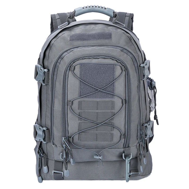 65L Outdoor Tactical Backpack for Men Large Capacity Military Hiking Bag Travel Camping Rucksack
