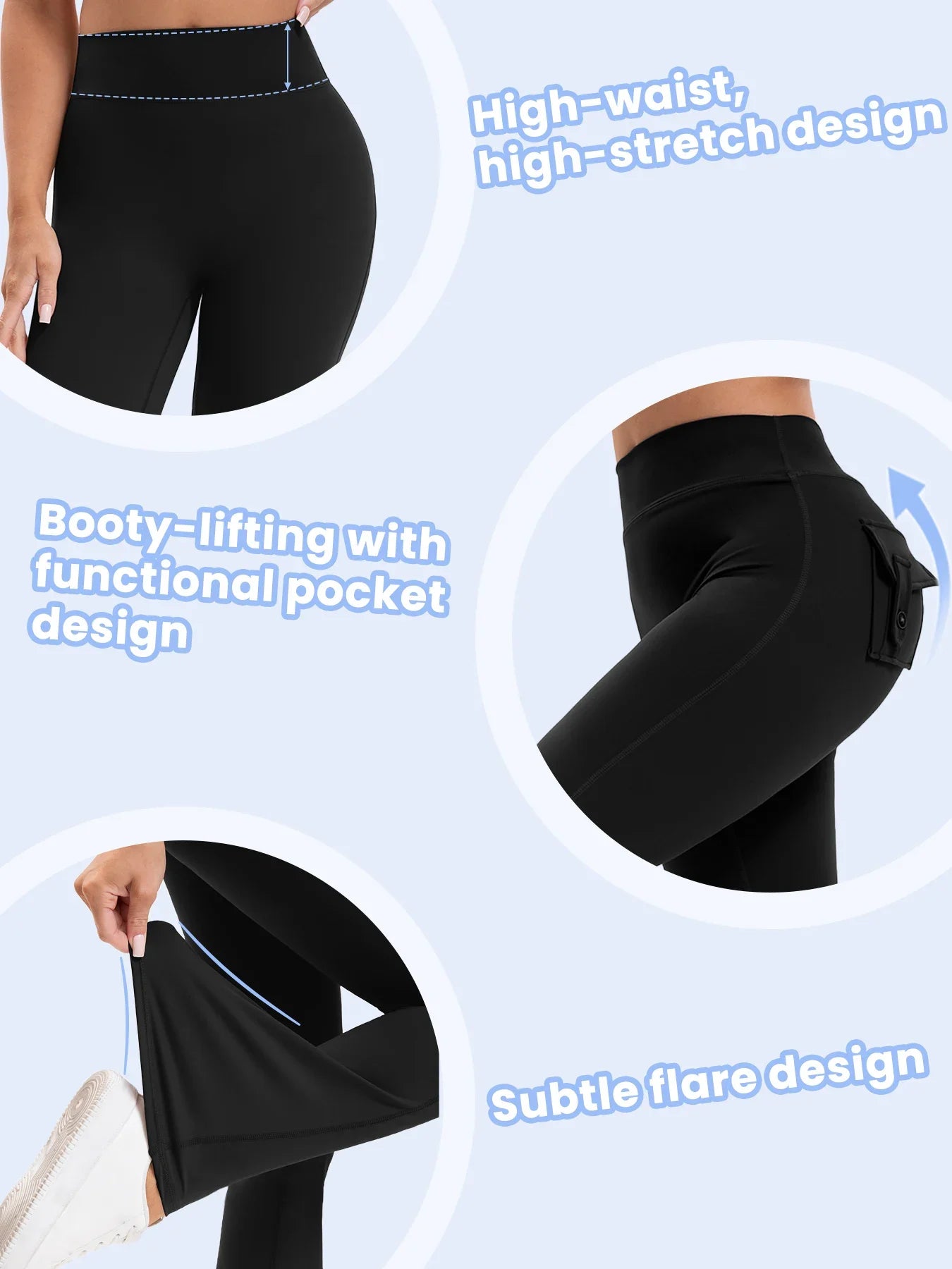 Heart And Home Shop Curve Yoga Pants Flared Bootcut