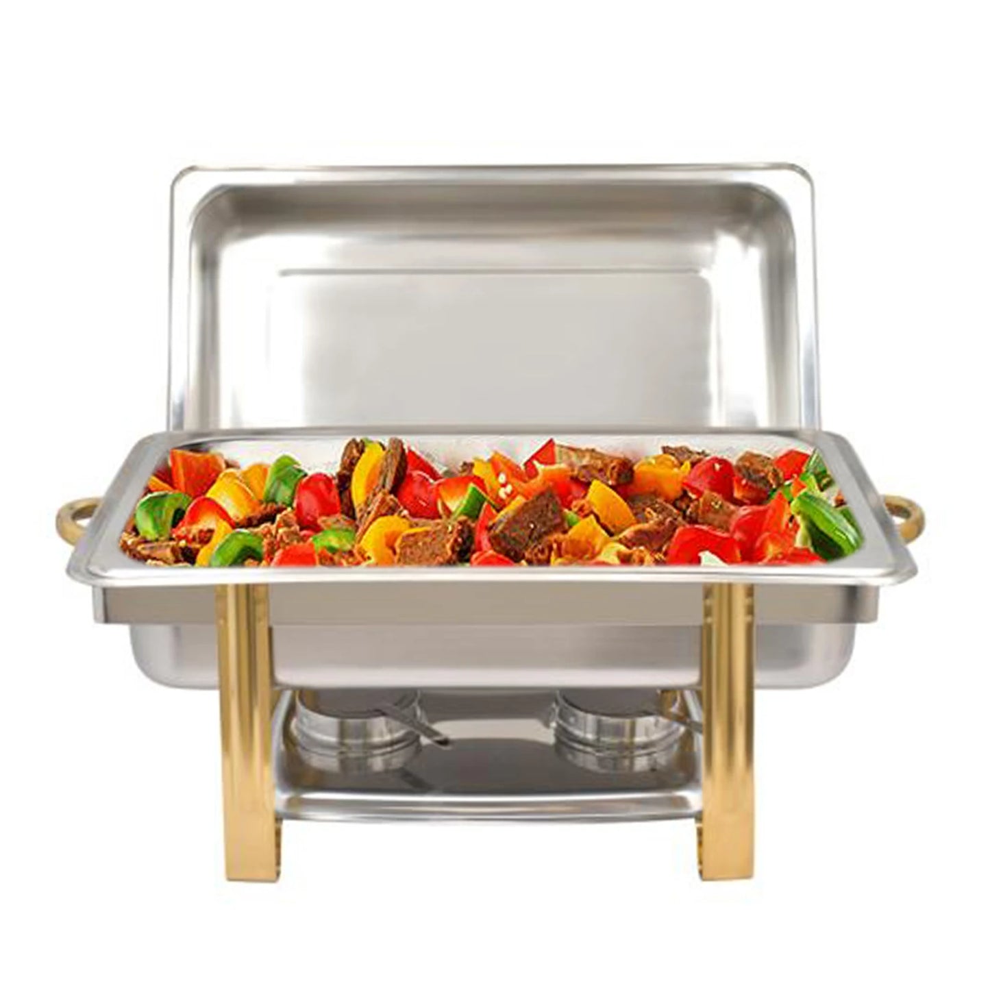 9L Stainless Steel Chafer Chafing Dish Sets Buffet Catering Pans Stainless Steel Food Warmer Chafing Dish Heat Tank Food