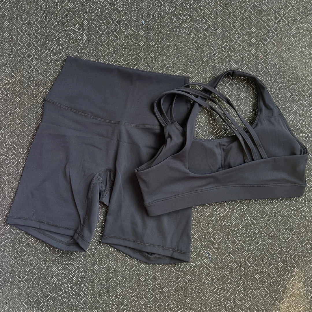 Zhejiang Solid Yoga Set Women Gym Tracksuit Comfort