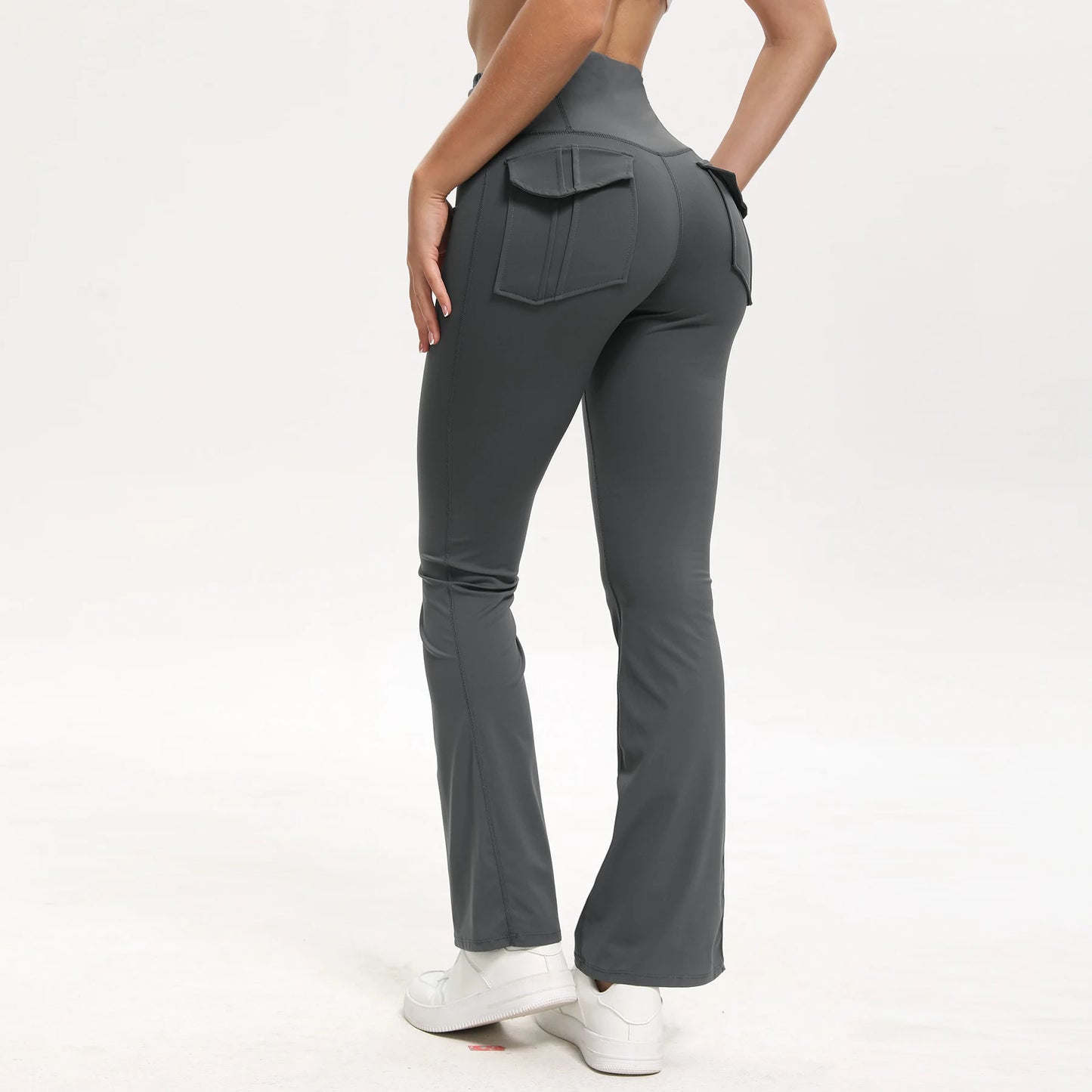 Heart and Home Shop 3 Pack Bootcut Yoga Pants With Pockets