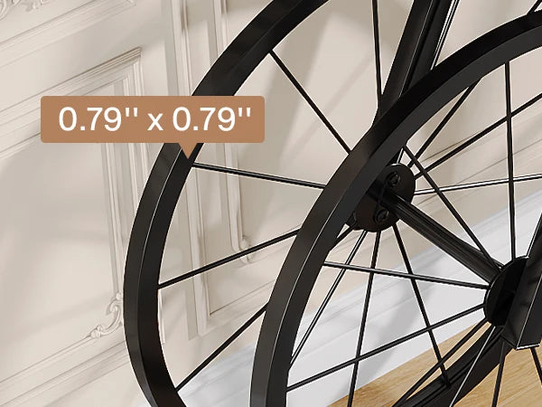 Tribesigns 70.9 Inch Extra Long Sofa Console Table with Metal Base Industrial Style Antique Finish for Living Room