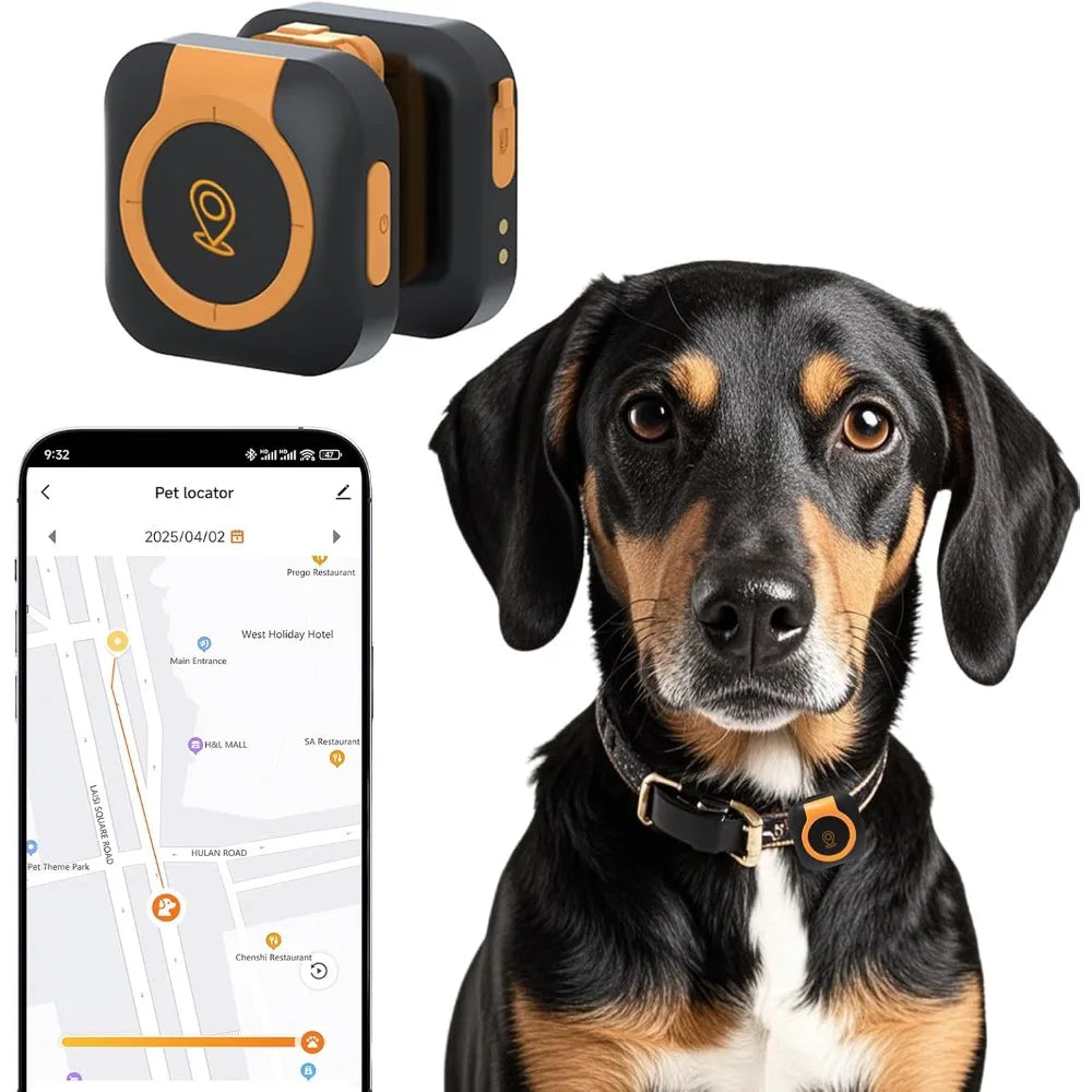 GPS Pet Tracker With Health Monitoring For Dogs Activity