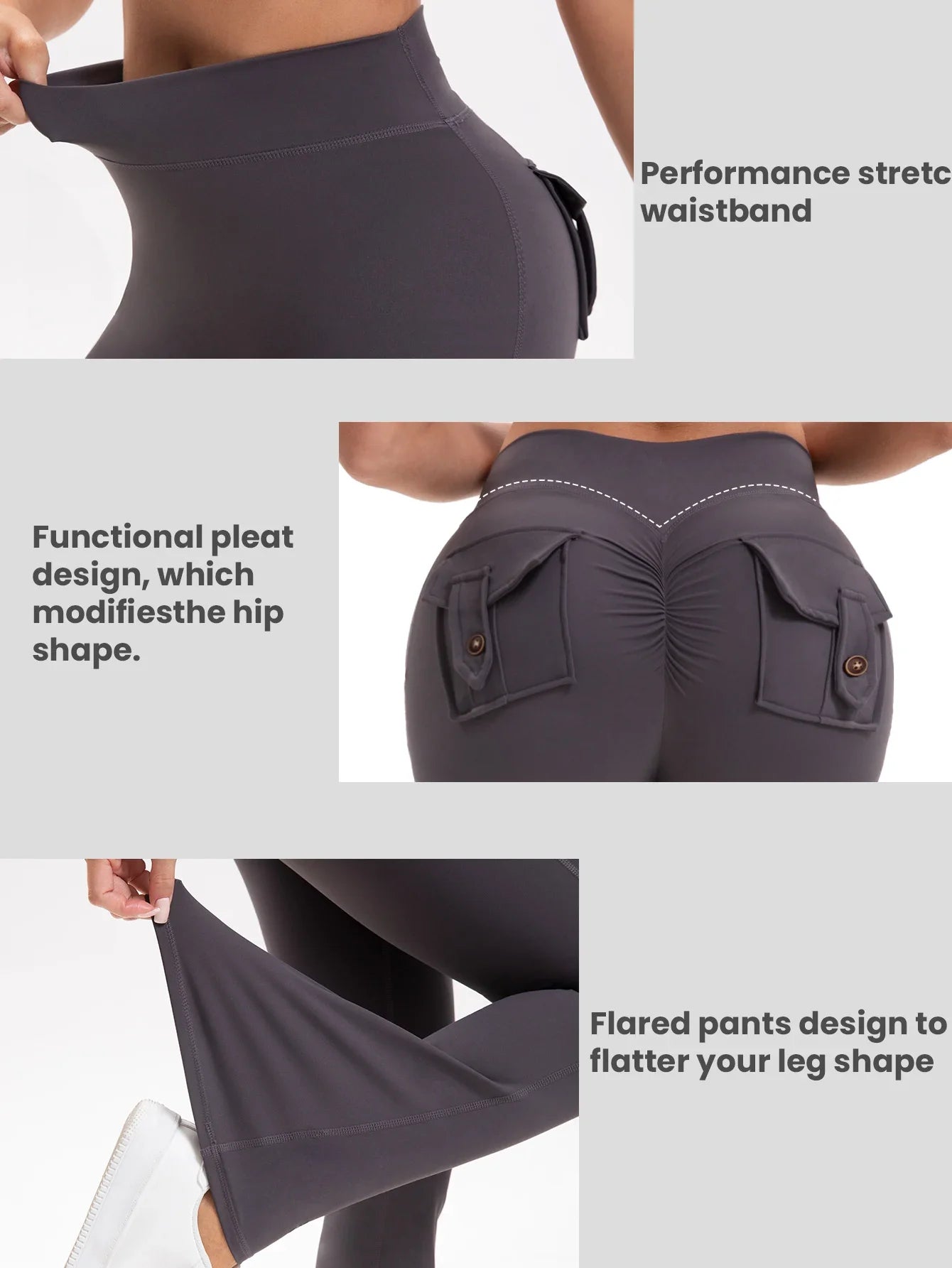 Heart And Home Shop Curve Yoga Pants Flared Bootcut