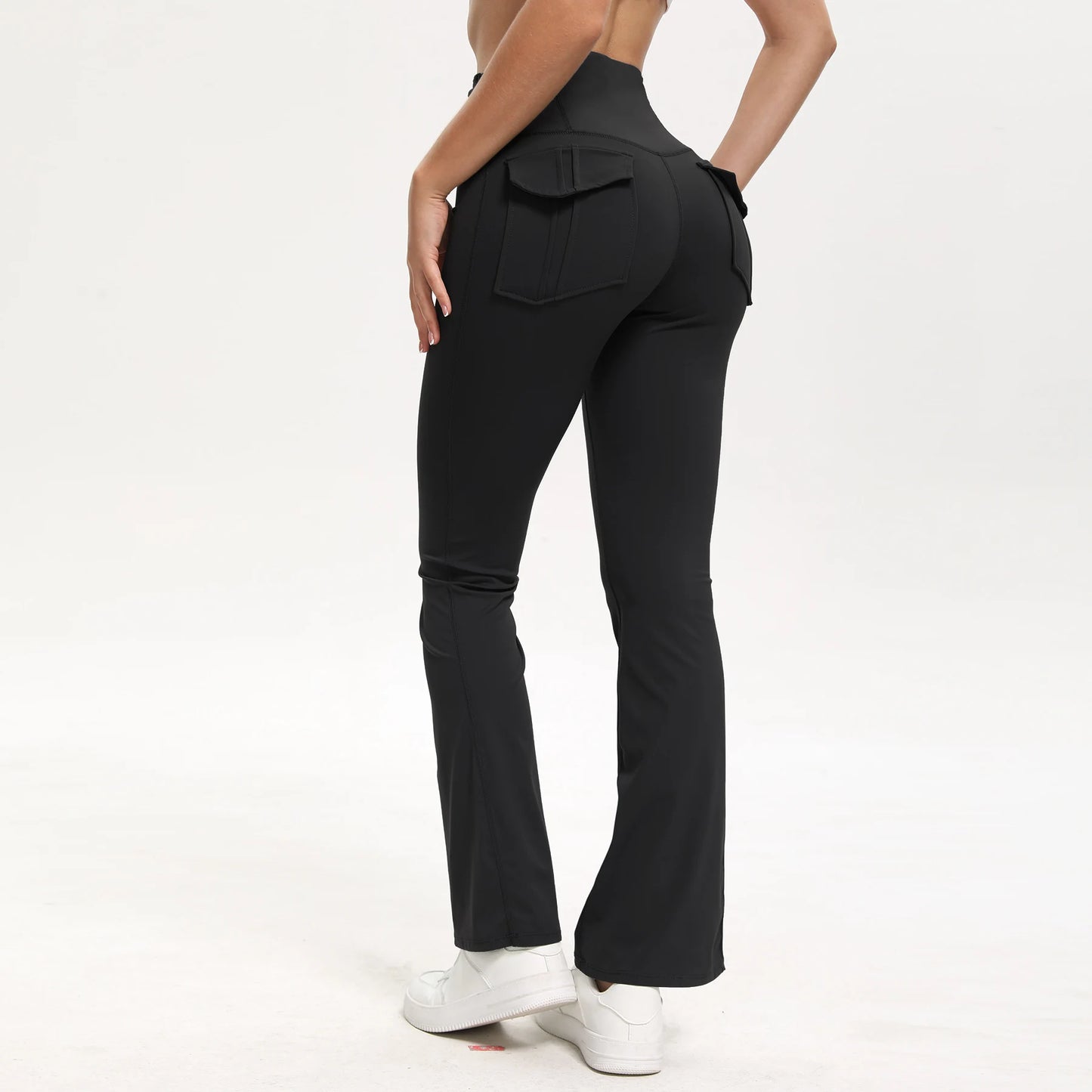 Heart and Home Shop 3 Pack Bootcut Yoga Pants With Pockets